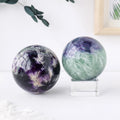 Wholesale Crystals Healing Stone Polished Feather Fluorite Ball Quartz Crystal Sphere Ornament