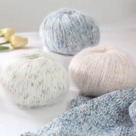 Super Soft Colorful Dot Yarn Fancy Hand Knitting 50g for Crochet Yarn