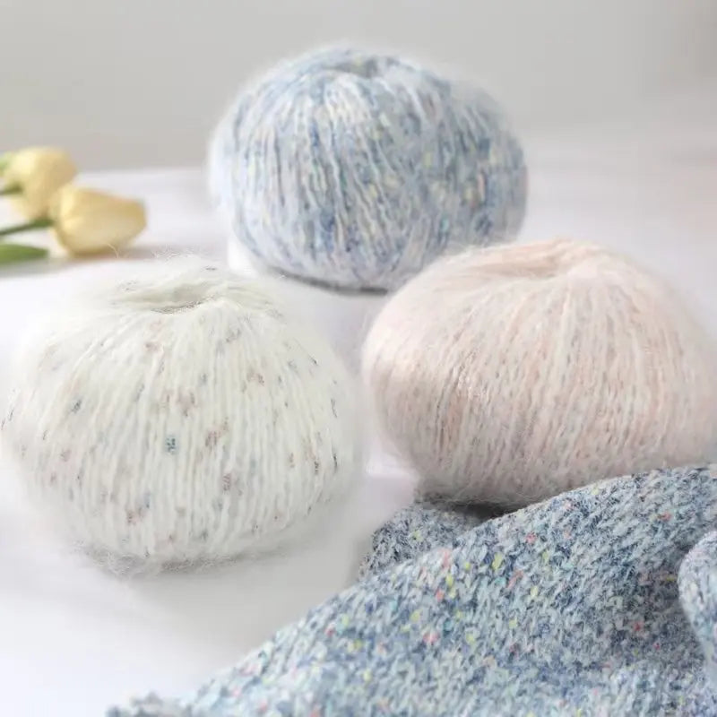 Super Soft Colorful Dot Yarn Fancy Hand Knitting 50g for Crochet Yarn