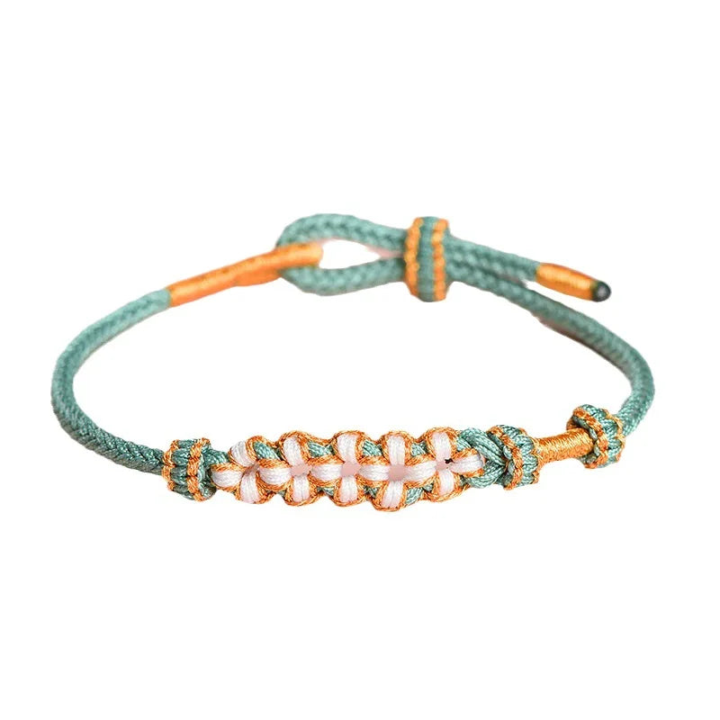 Wholesale New Hand Woven Adjustable Bracelet Exquisite Knot Braided Rope Bracelet Friendship Jewelry for Women