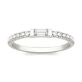 Wholesale Ruizuan Fine Jewelry Stylish Silver Moissanite Rings for Ladies and Men Rhodium Plated Fashionable and Dainty