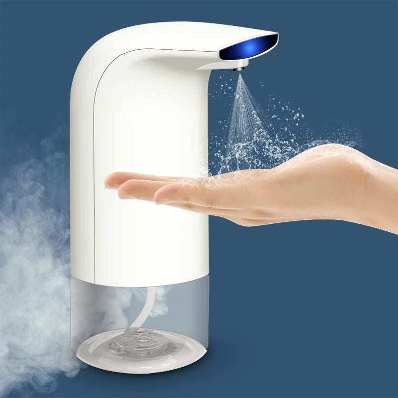 Portable Plastic White Infrared Automatic Sensor Alcohol Liquid Non-Contact Sprayer Soap Dispenser Bottles
