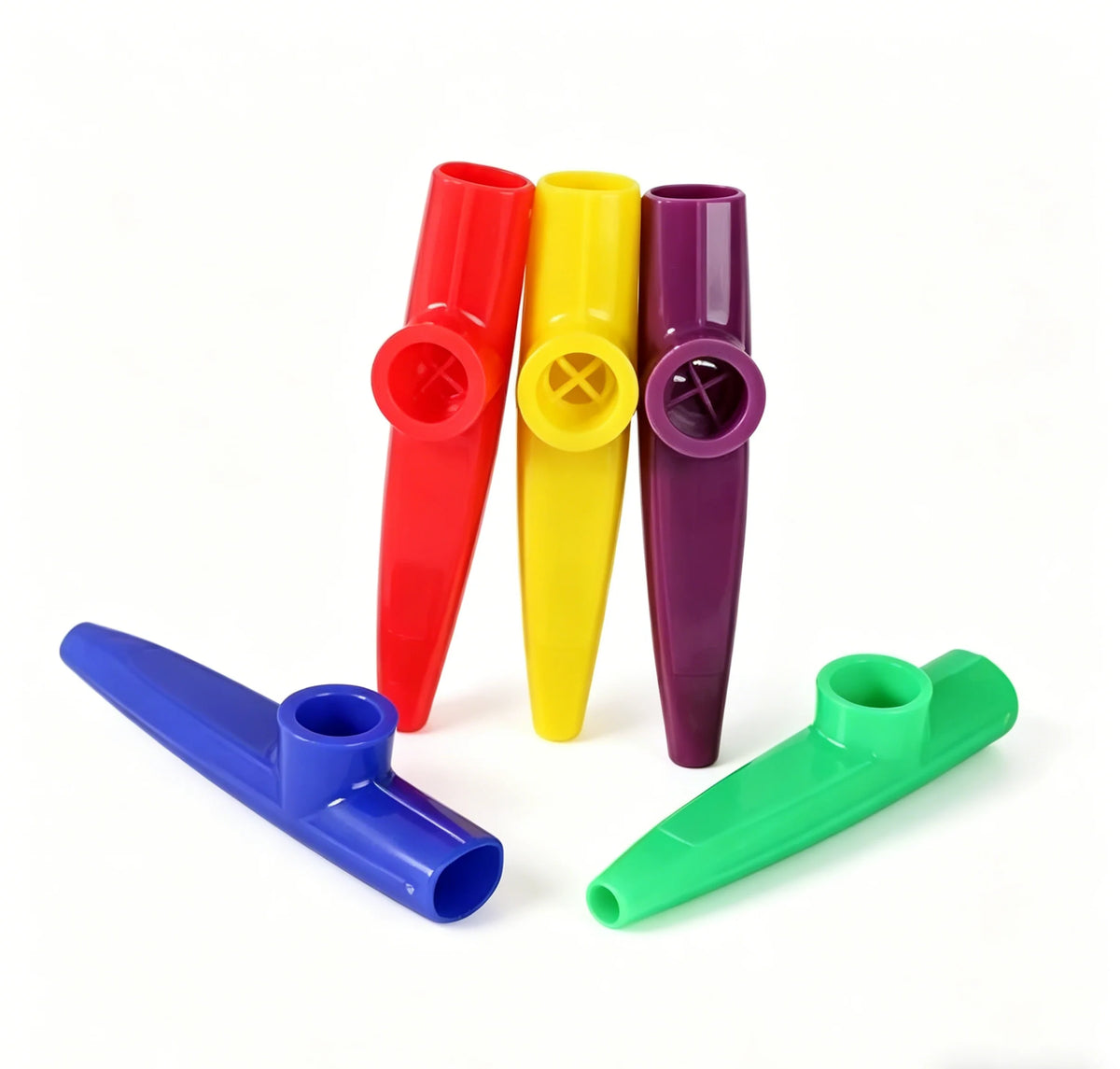 Customized LOGO Printed Silk Screen Cheap Promotional Giveaway Party Favors Musical Instruments Plastic Kazoos Early Music