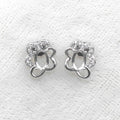 Sterling Silver 4*6mm Semi Mount Stud Earrings Empty Frame Support Blank Setting S925 Base Without Center Stone for DIY Inlay