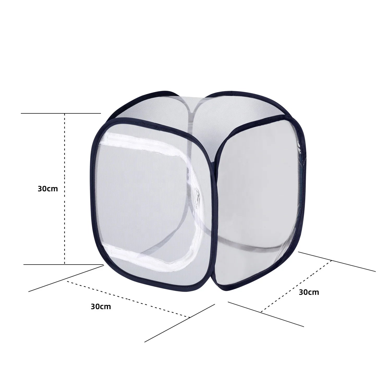 High Quality 30x30x30cm Multi Colors Insect and Butterfly Habitat Cage Terrarium Pop-up Habitat Cages in Stock