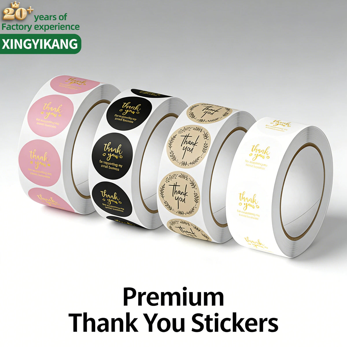 Customized Round BOPP Labels for Bottles-Water Activated/Hot Melt Adhesive Single Sided Warning Labels Your Logo Our Quality