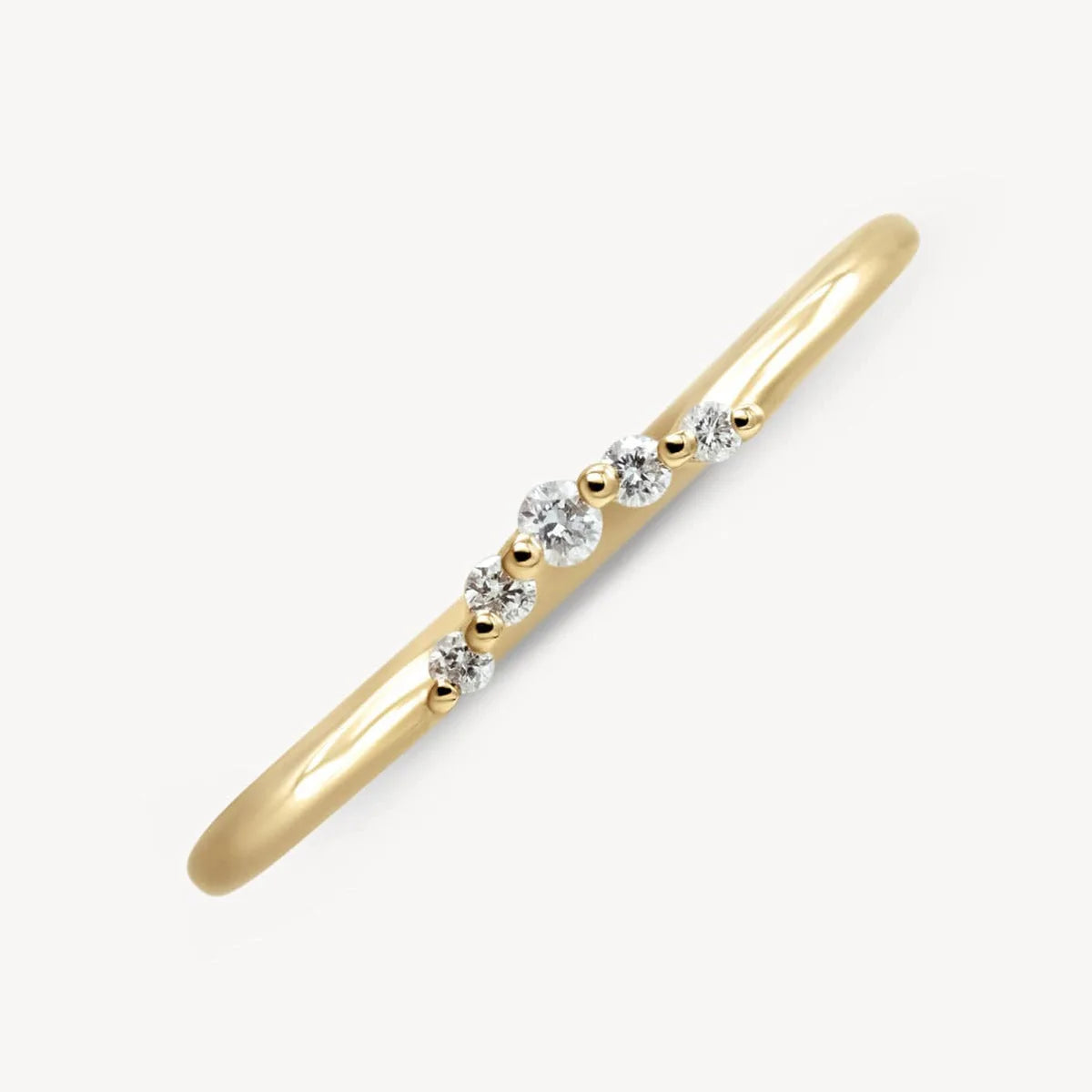 S925 Sterling Silver Zircon Micro Diamond Gold Ring Wedding Diamond Ring Fine Jewelry Rings