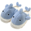 Fashion Cute Indoor Outdoor Autumn Winter Anti-Slip Warm Whale Closed Toe Fuzzy Fluffy Women for Cloud Slides Shark