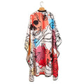 Hot Selling Digital Barber Shop Color Polyester Pongee Printing Anti-static Salon Haircut  Apron Hairdressing Cape