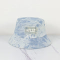 Custom logo Washed Vintage Denim Jean Bucket Hat