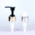 Aluminum Shiny Gold Silver Lotion Pump Free Sample 24/410 28/410 Cosmetic Packaging Pump Pop Out up Down Lock Body Care Pump