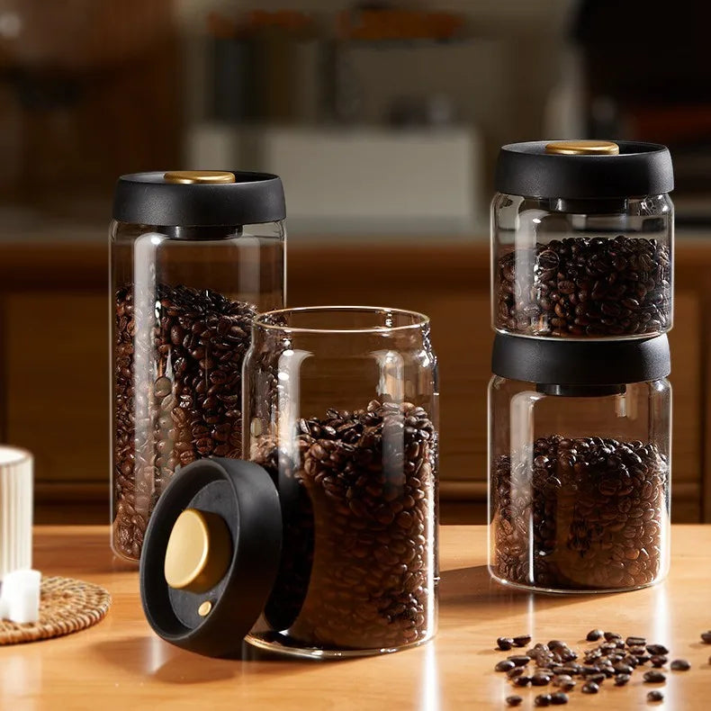 Wholesale 500ml 900ml 1200ml 1800ml Moisture Proof Tea Coffee Bean Protein Powder Storage Container