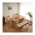 American Country Vintage Style Home and Restaurant Furniture Dining Table Dining Chair Stool Set Mesas Restaurante