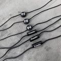 1000 Pieces Wholesale Clothing Accessories Luxury Circular Black Gift Garment Product Lock Hang Tag String