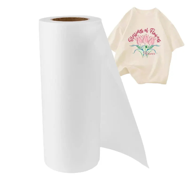 DTF Transfer Paper Film Roll 75 Micron 30cm 33cm 60cm X100m Digital Inkjet Printing PET Clear Film Transfer DTF Pet Film