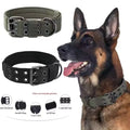 Outdoor Tactical Dog Collar Tactical Training Dog Collar Nylon Adjustable Pet Collar Leash