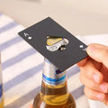 Factory Price Poker Card Bottle Opener Stainless Steel Beer Bottle Opener Card of Spades Bar Tool Kitchen Accessories