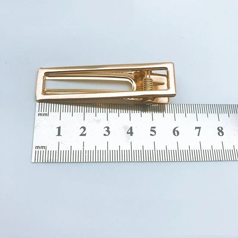 Hair Clips Fashion square Hairpin Blank Base for Diy Jewelry Making Pearl Hair Clip Setting Craft