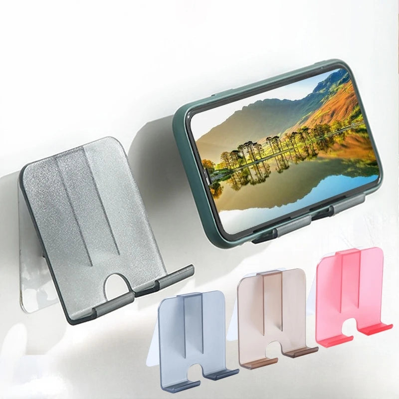 Wall Sticker Mount Phone Stand Arm Cell Phone Wall Holder Wall Stand for Phone