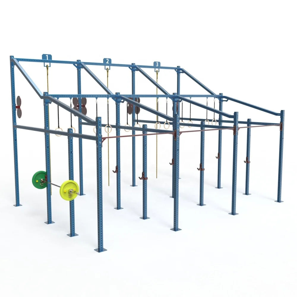 Multifunctional Power Cage CF Rack for Crossfit Training Competition Bodybuilding Gym Equipment Fit Rig Power Station