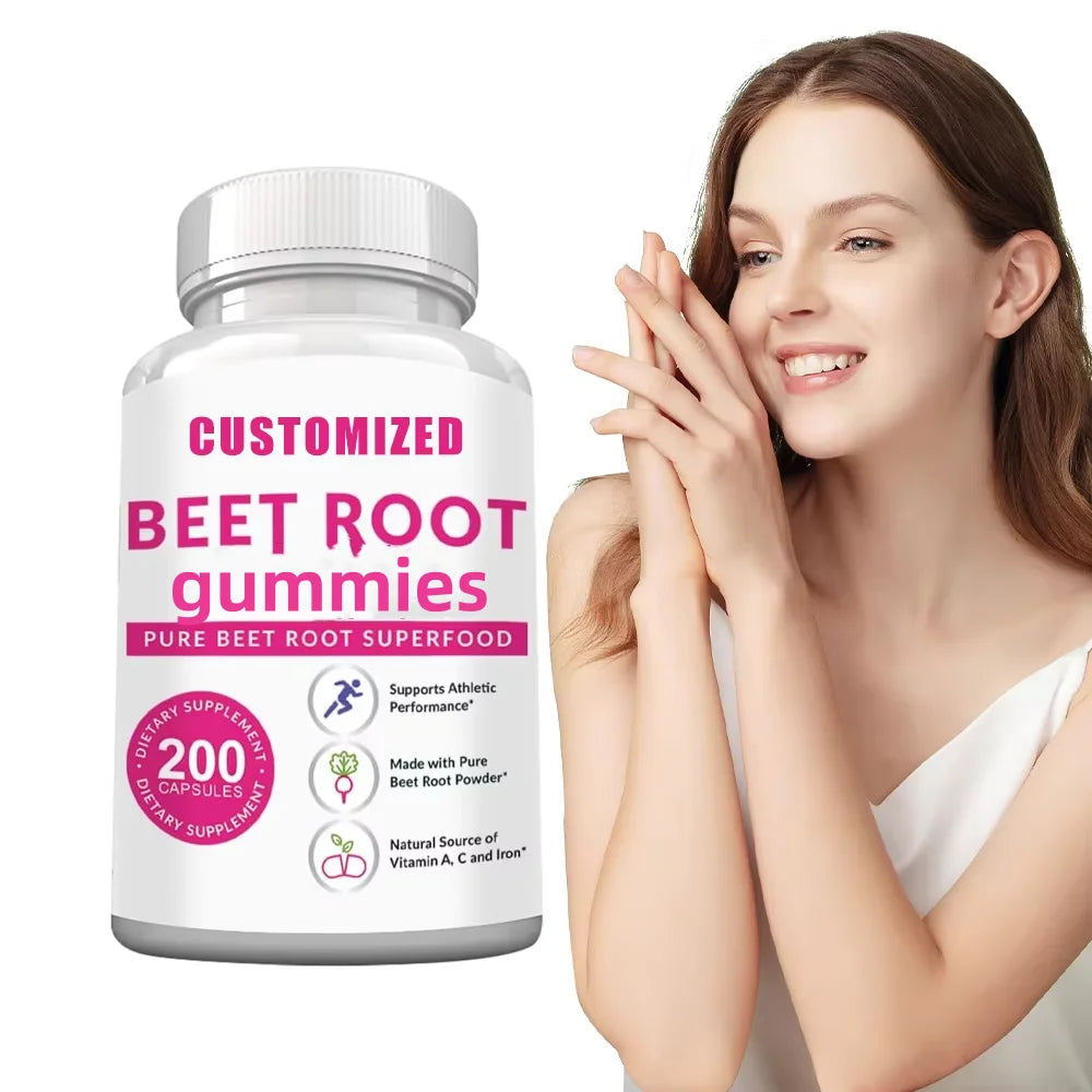 OEM/ODM Beetroot Gummy Organic Beet Root Gummies Beetroot Natural Beetroot Gummies MegaBDM