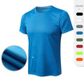 Summer Men's Sports Quick Dry Breathable Short Fitness Running Basketball Training Round Neck Custom T-shirt Short Sleeve