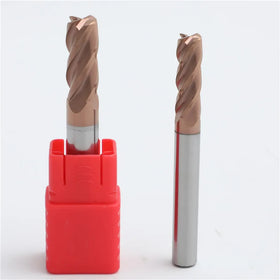 4mm 6mm 8mm 10mm 12mm 14mm 16mm 18mm 20mm 4f Tungsten Steel Solid Carbide Milling Cutter Corner Radius