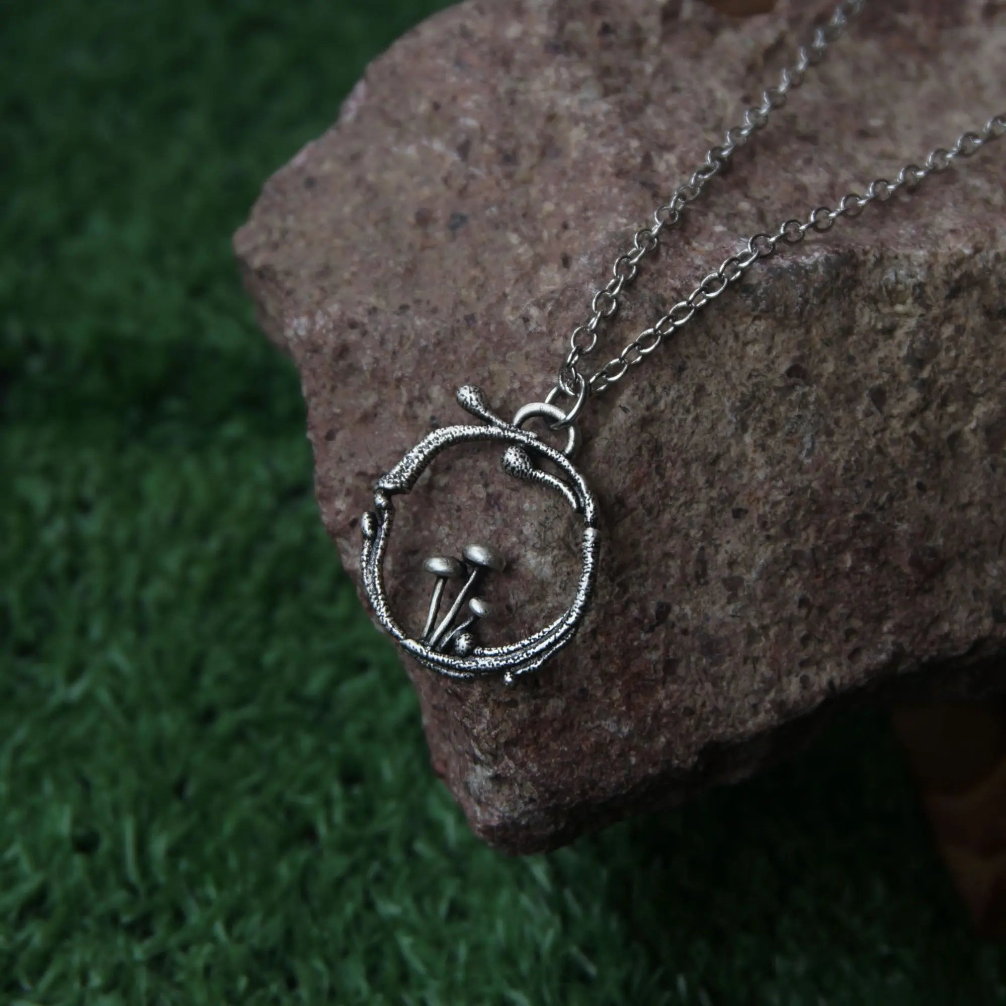 Mushroom Charm Pendants for Jewelry Making Necklace for Women Gift Handmade