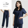 42001 in Stock Used Nurses Scrubs Uniform Bales Cotton Nurse Uniform Fabric New Style Design Hospital White Nurse Uniform