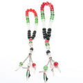 Popular Wholesale Islamic Muslim Tasbih Prayer Beads Palestinian Flag Charm 33pcs Beads Bracelet for Women for Sale