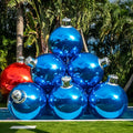 Custom Inflatable Mirror Ball Giant Christmas Tent Ornament Shiny Balloons Decoration