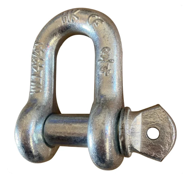 U.s Drop Forged D Shackle Eye Jaw End Swivel 4mm Galvanized Screw Pin Anchor G209 Types of Bow Shackle