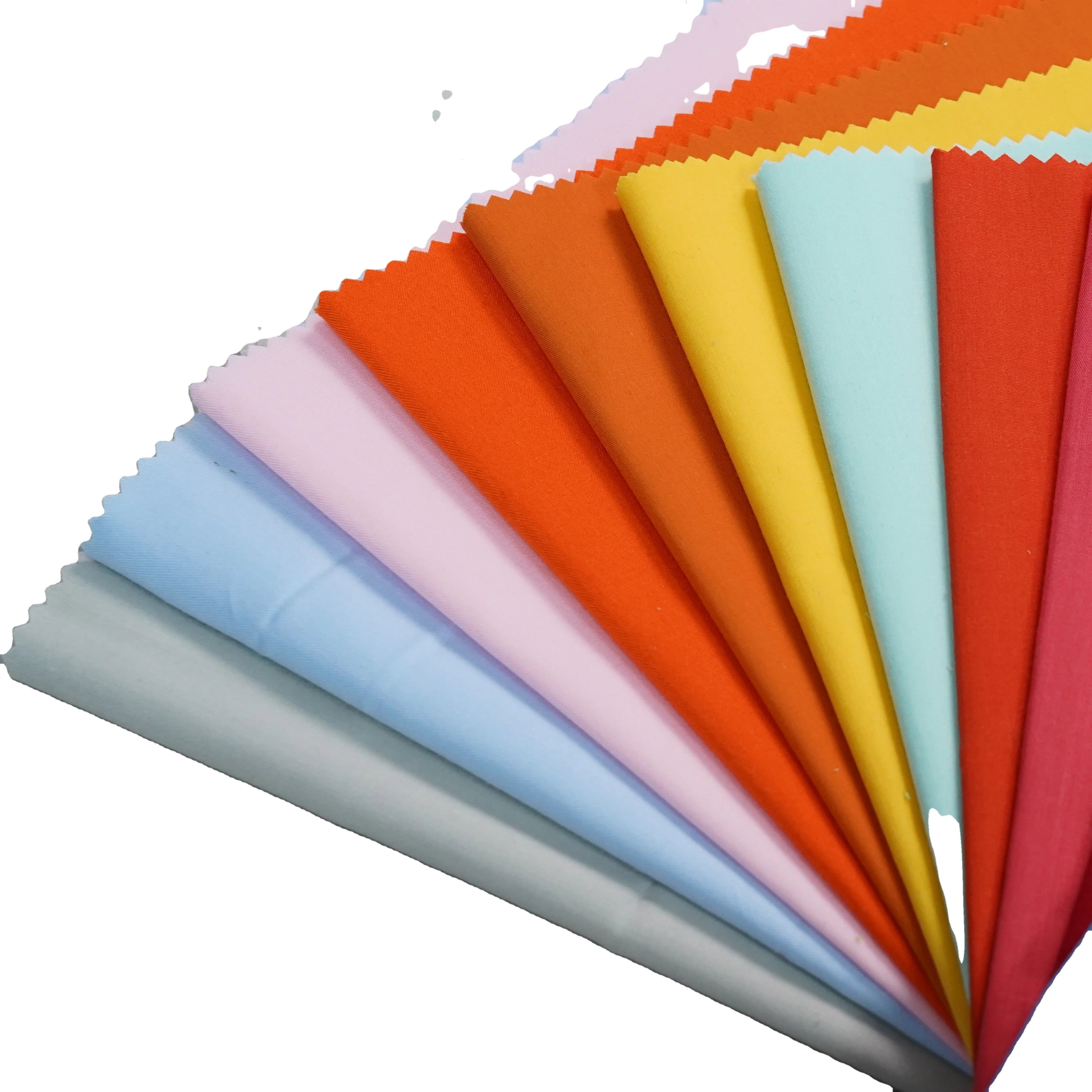 90% Cotton 10% Polyester Woven Poplin Fabric Plain Style Lightweight 110 GSM Durable Lining Dress Garment Boys' Clothing Bags
