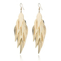 AA01145 Fashion New Ladies Long Tassel Leaf Earrings Retro Casual Party Jewelry Accessories