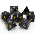 Bulk High Quality Natural Gemstone Polyhedral Dice Set Blue Sandstone Eco-Friendly 7-Piece D&D Game Dice