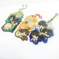 Kuien Promotion Custom Printed Acrylic Glitter Anime Keychains-Flexible 6 Colors Custom Shape Charms