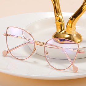 81152 New Arrival Cat-Eye Optical Frame Anti Blue Light Glasses Frames Men Women Fashion Computer Eyeglasses 2026