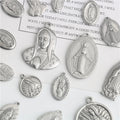 Stainless Steel Virgin Mary Pendant Necklace Bracelet Accessories DIY Tagor Jewelry Jewelry
