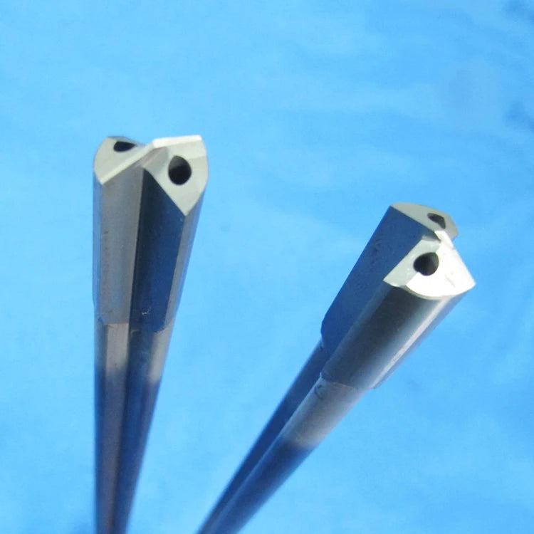 High Precision 8.1mm Diameter 800mm Length Deep Hole Flat Chipping Hammer Bit Gun Drills with 20mm Shank for Hardwood