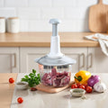 Modern Manual High-Efficiency Food Processor 32 Plastic Meat Mincer Vegetable Cutter Multi-functional Household Fruit Vegetables