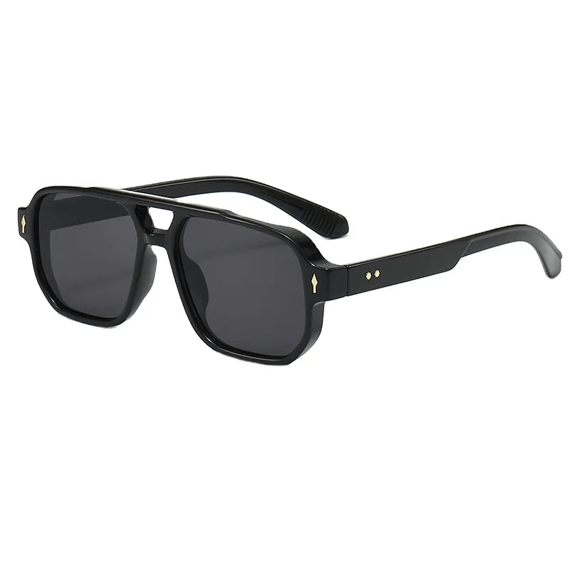 Hot Selling Retro Man Driving Sun Glasses Stock Fashion Vintage Women Square Sunglasses UV400