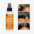 New Formula White Glue Spray Lasting for 30 Days Strong Hold Lace Glue Melting Spray Hair Glue Spray Lace Wig Adhesive