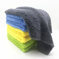 Edgeless Plush Microfiber Coral Fleece Washing Cloth Coral Velvet Car Cleaning Towel Towels for Car Wash Drying