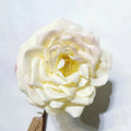 H-563 High End Ins Artificial Big Rose 15cm Flower Real Touch Silk Latex Coated Large Faux Toffee Dusty Rust Burnt Orange