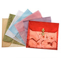 Linna Direct Sale Stocking Design 24*28CM Envelope Shape Cosmetic Packaging Organza Flip Envelope Bags
