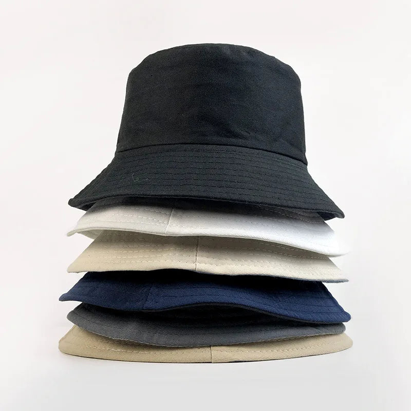 Manufacturer Cotton Sun Visor Design logo Embroidery Solid Color Fisherman Hats Blank Custom Women Men Bucket Hat