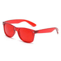 Logo Custom 2025 Fashion Men Women Rivets Square Sunglasses UV400 Candy Color Party Sun Glasses