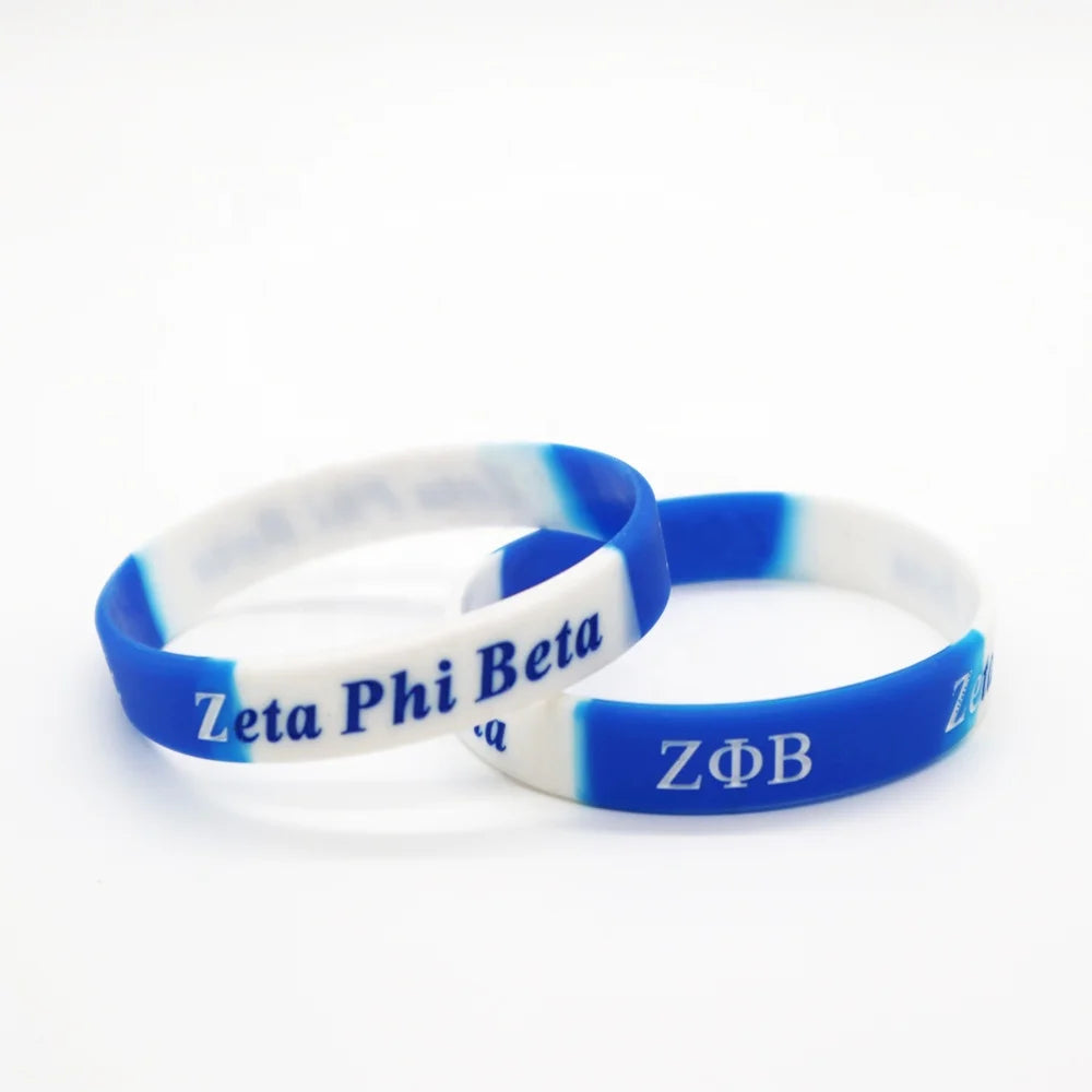 Greek Store Zeta Phi Beta Silicone Bracelet Zeta Phi Beta 1920 Silicone Wristband