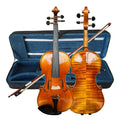 Sinomusik Wholesale Price Professional All Handmade Italian Violin Oil Painting and Antique Broken Skin Ebony Accessory HV10