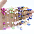2025 Crystal Wholesale Virgin Mary Colorful Crystal Beads Catholic Stainless Steel Rosary Chain Bracelets